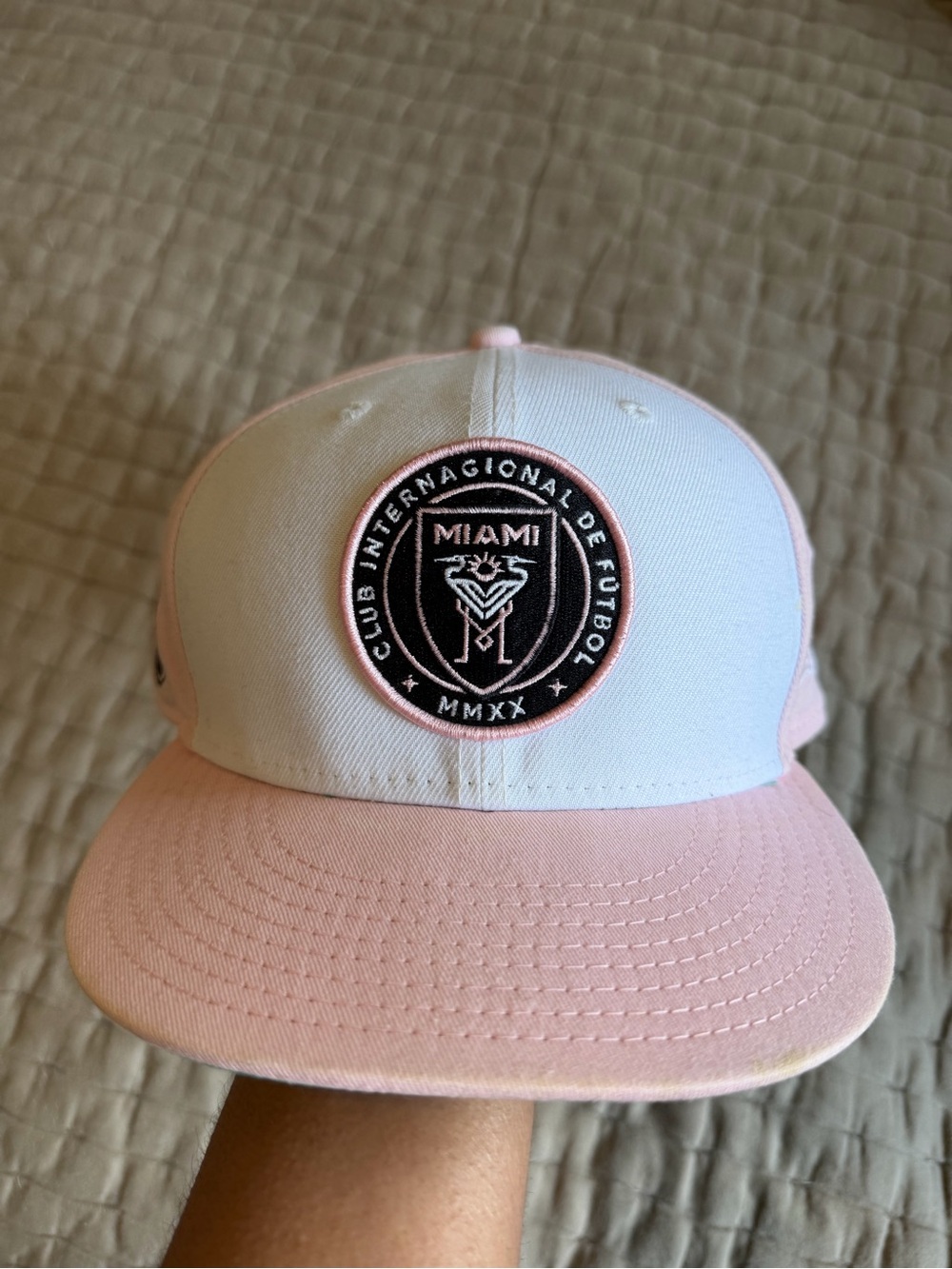 Inter Miami New Era Pink SnapBack Soccer Hat